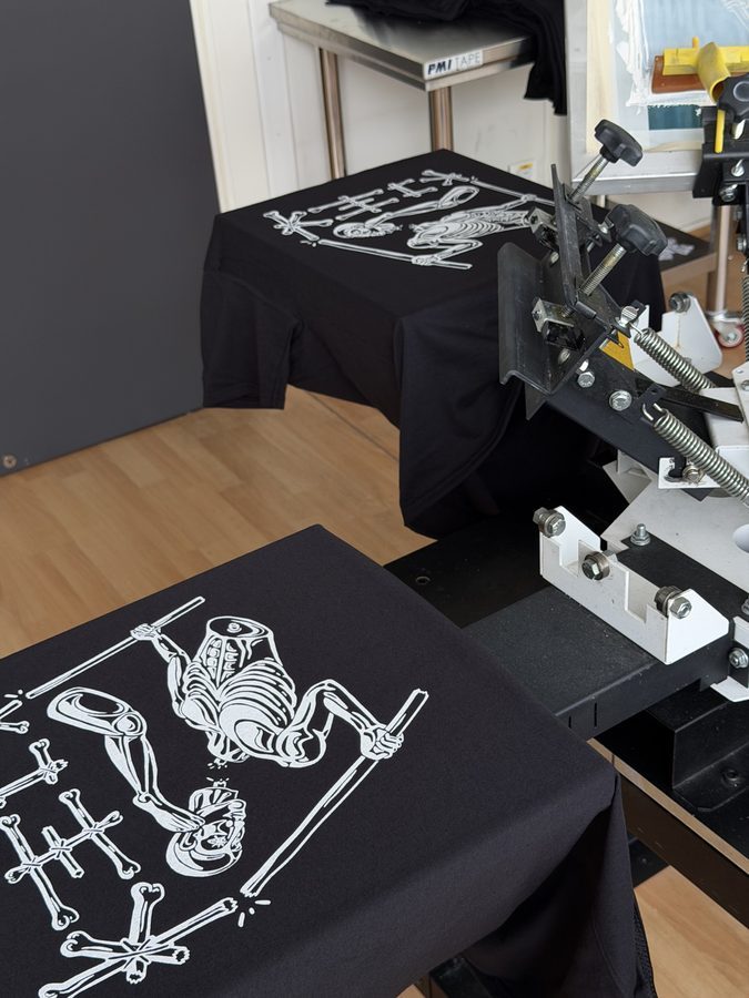 Merch — impression sérigraphie
