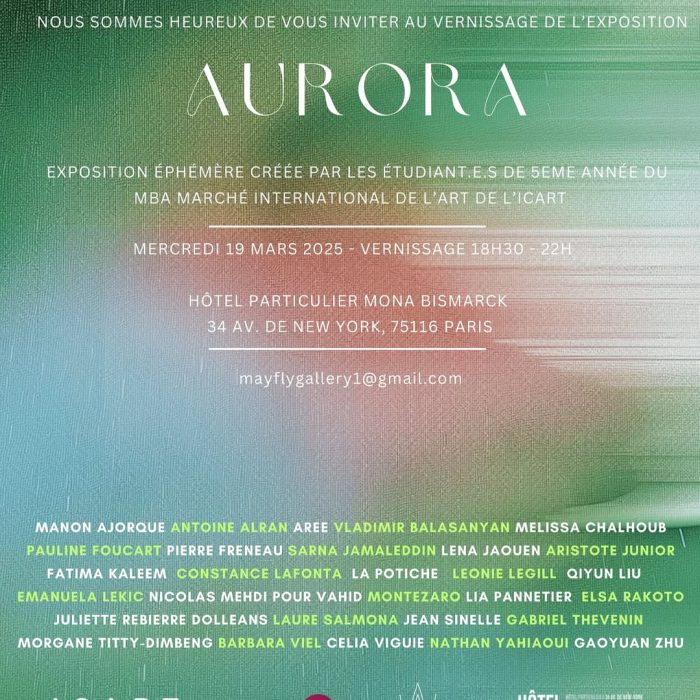 affiche mayfly aurora